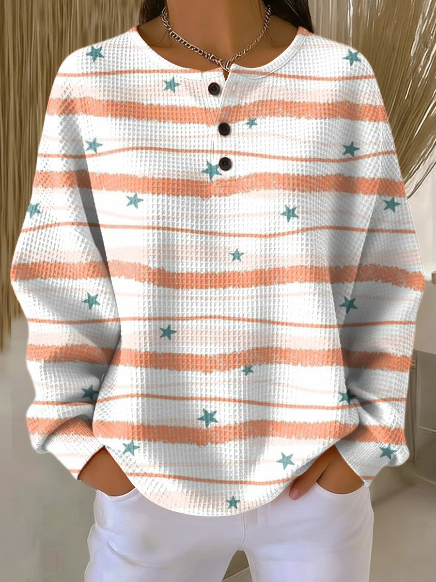 Priya™ | Striped Star Knit