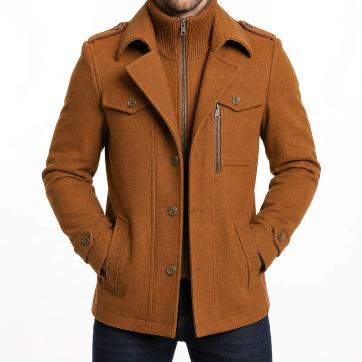 Fleming™ | Men's Double Collar Overcoat