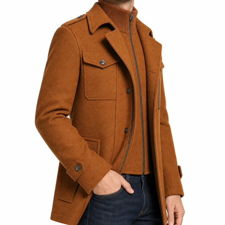 Fleming™ | Men's Double Collar Overcoat