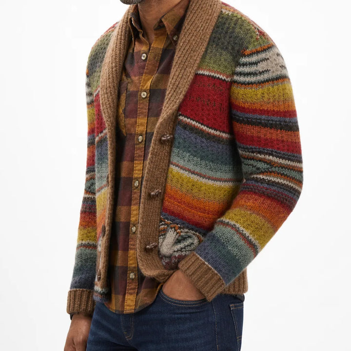 Hawkins™ | Men's Striped Knit Cardigan