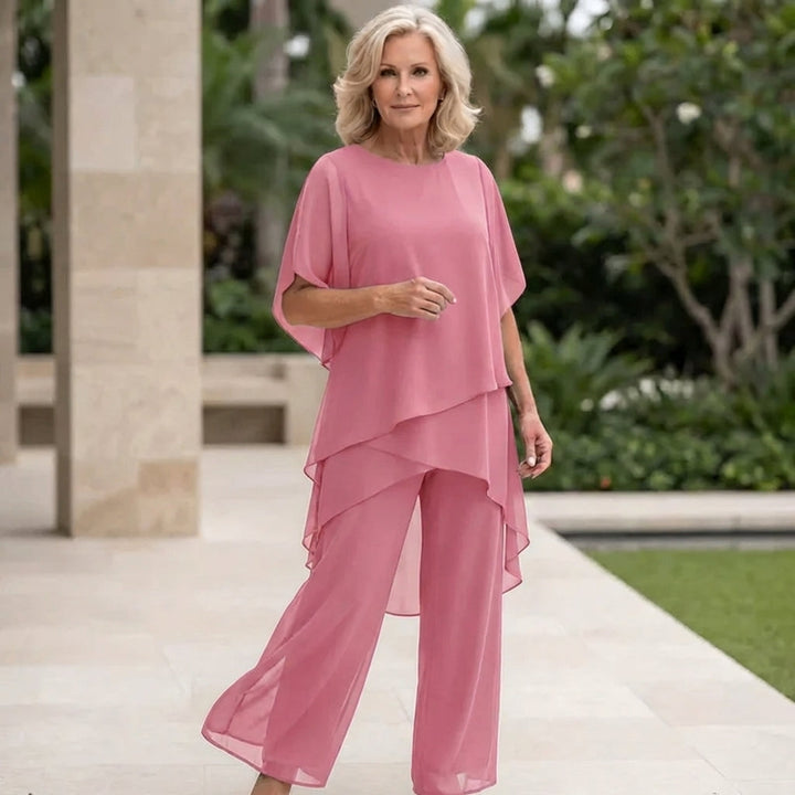Draped Palazzo Trouser Suit