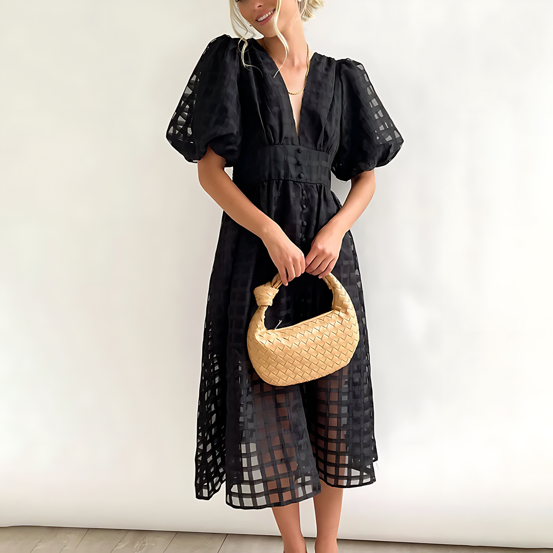 Julia | Elegant Summer Midi Dress