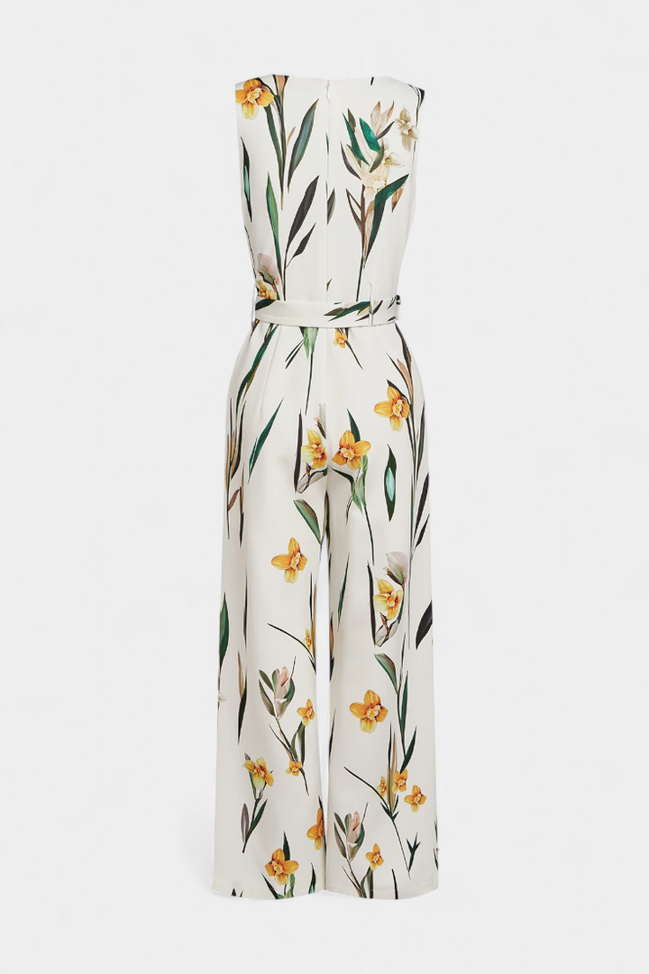 Slara Long Holiday Dungarees with V-Neck and Adjustable Belt
