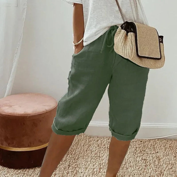 Daisy | Linen Full Shorts