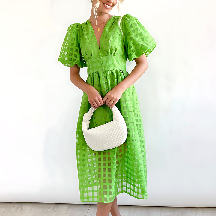 Julia | Elegant Summer Midi Dress