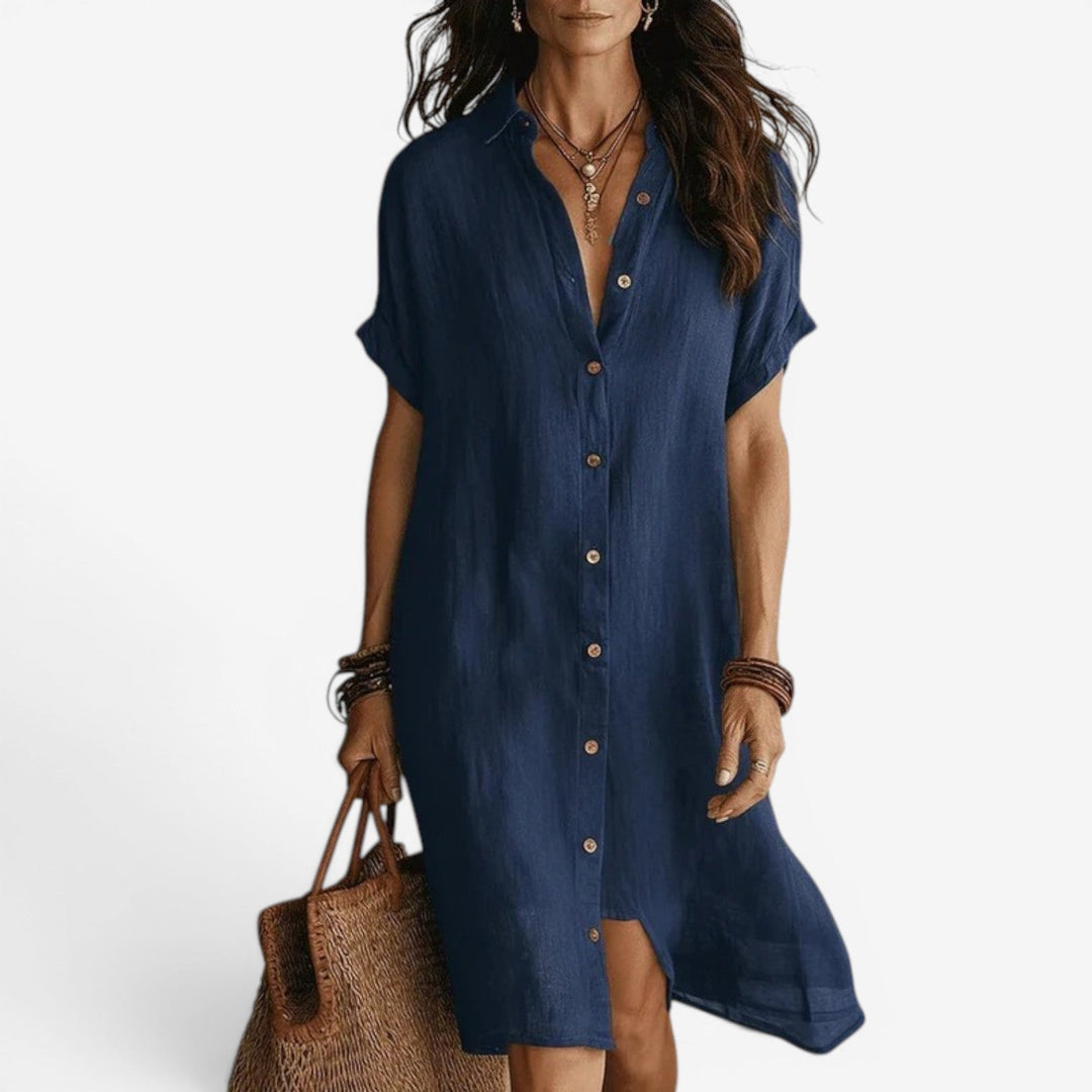 Jenny™ Linen Shirt Dress