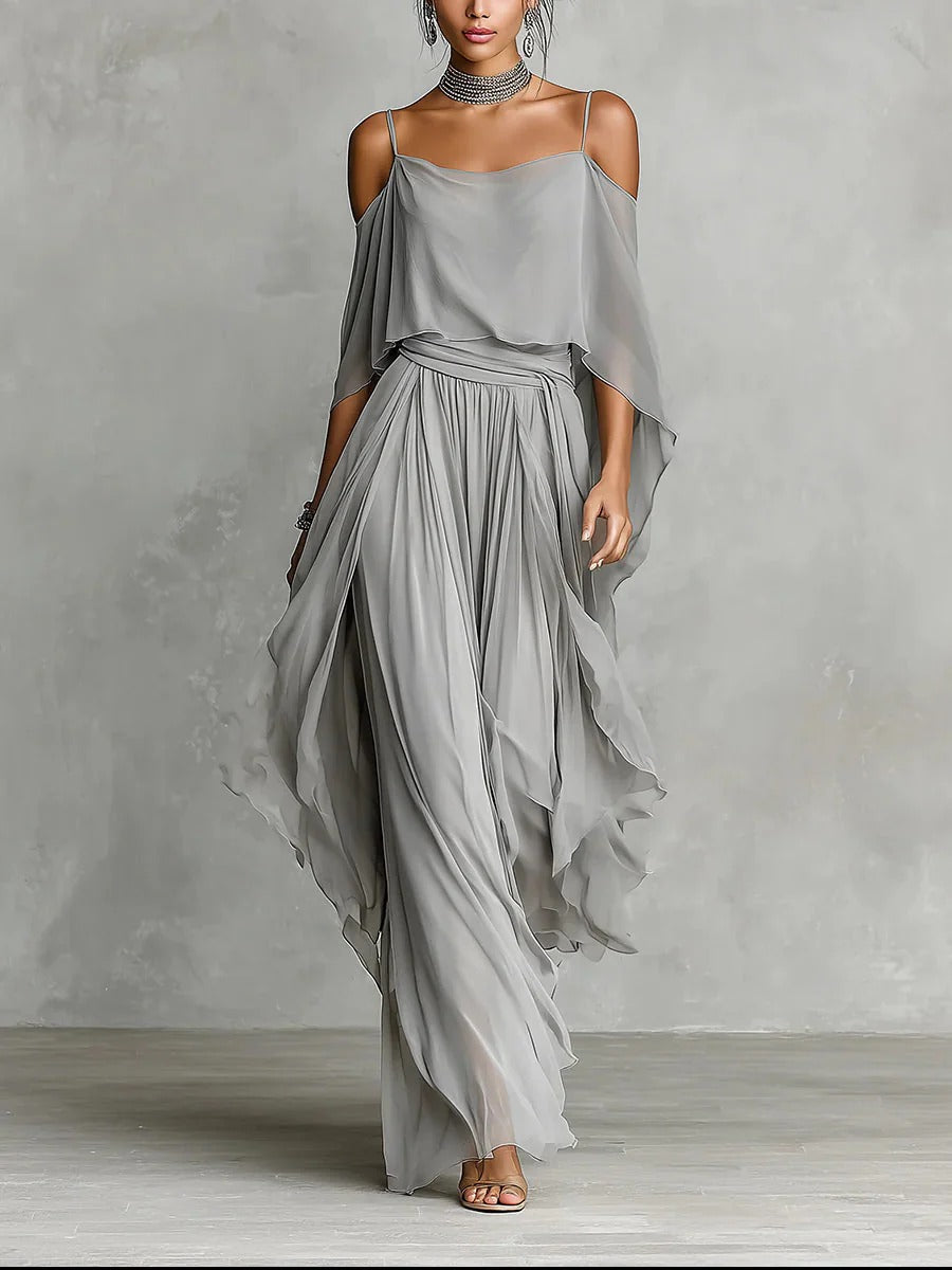 Roneeta | Sleeveless Top and Loose Trousers Set