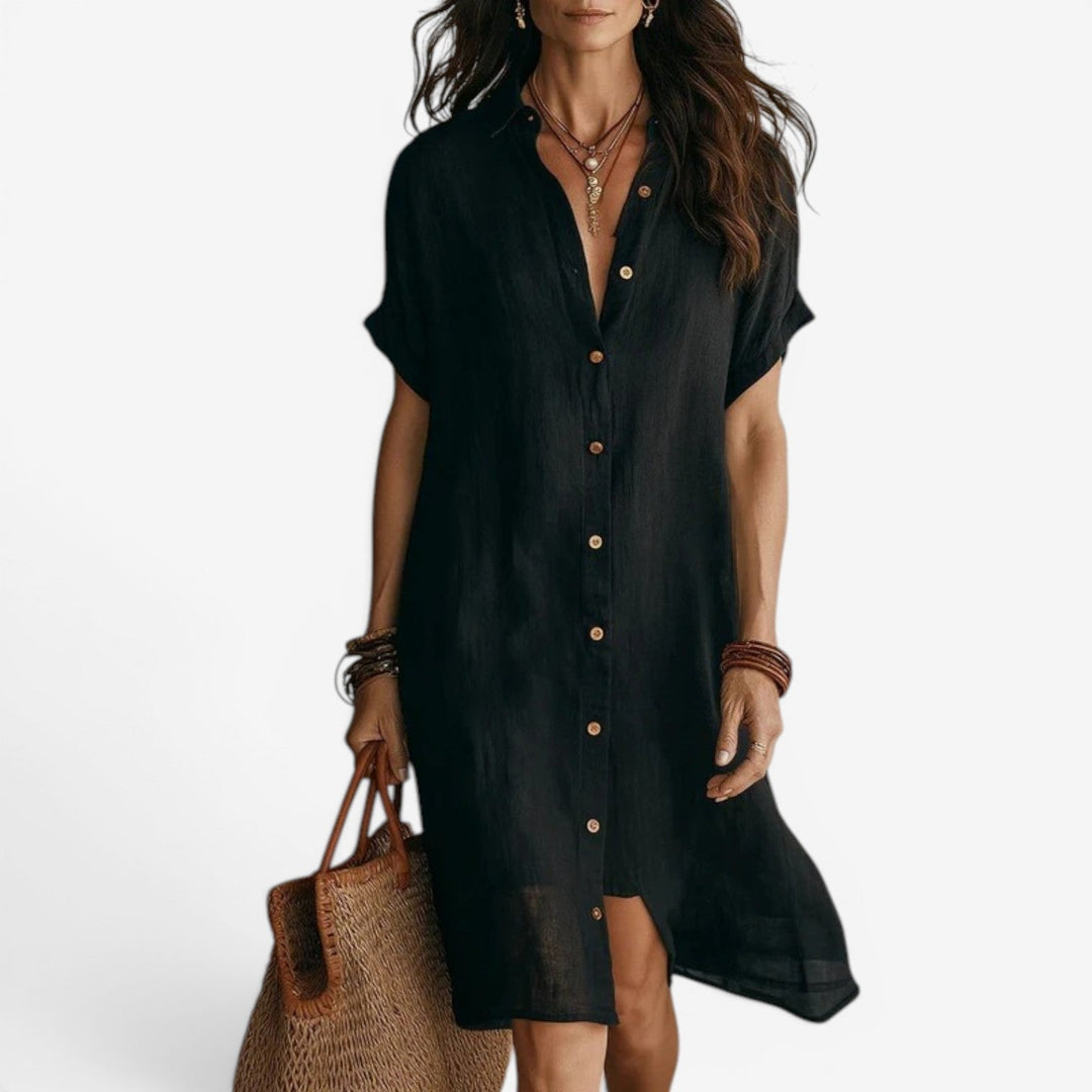 Jenny™ Linen Shirt Dress