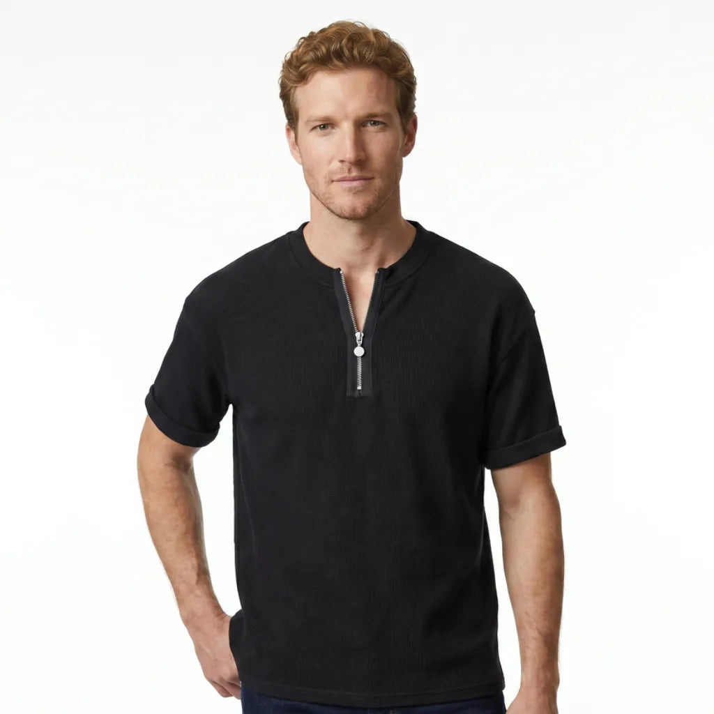 Jay™ | Men's Waffle Half-Zip Tee