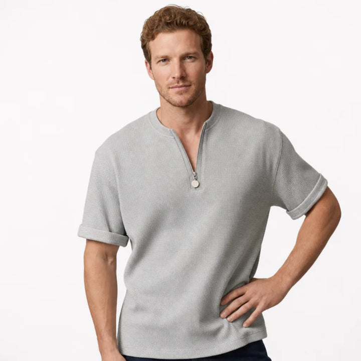 Jay™ | Men's Waffle Half-Zip Tee