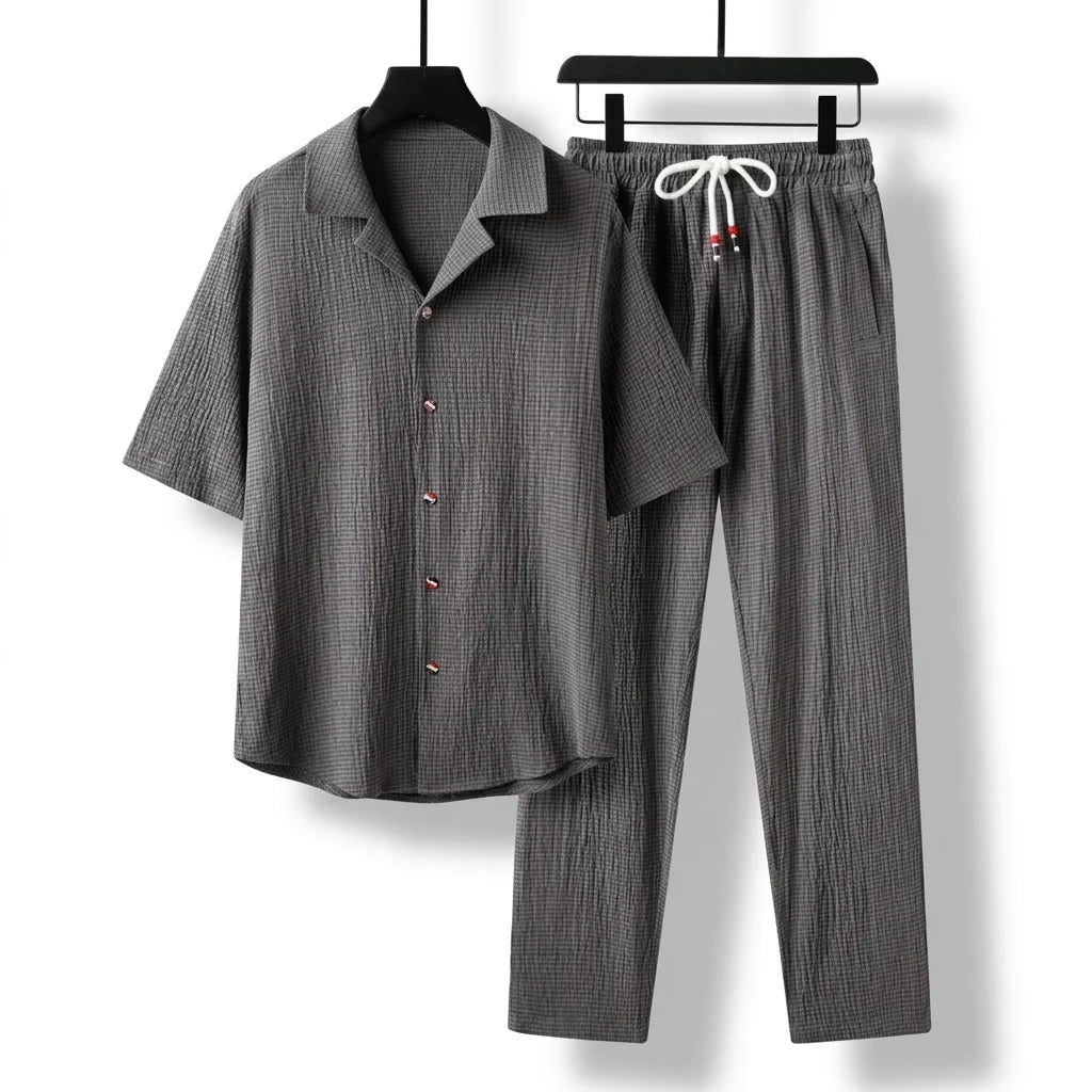 Kaelis™ | Men's Linen Shirt Set