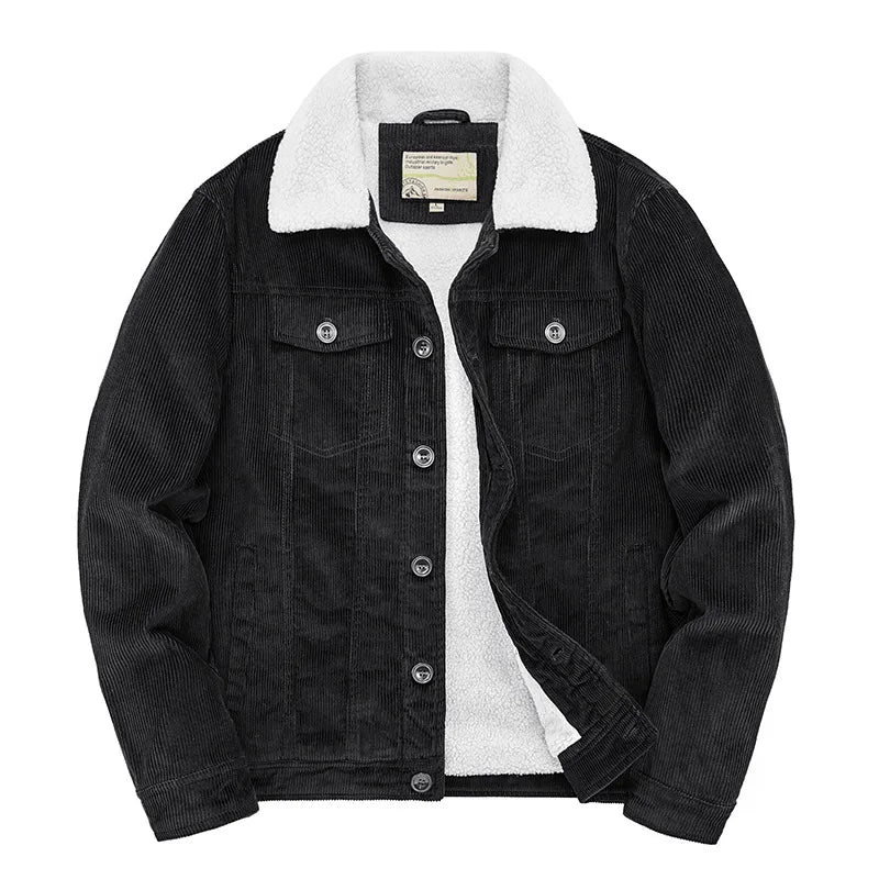 Kilbourne™ | Men's Corduroy Sherpa Winter Jacket