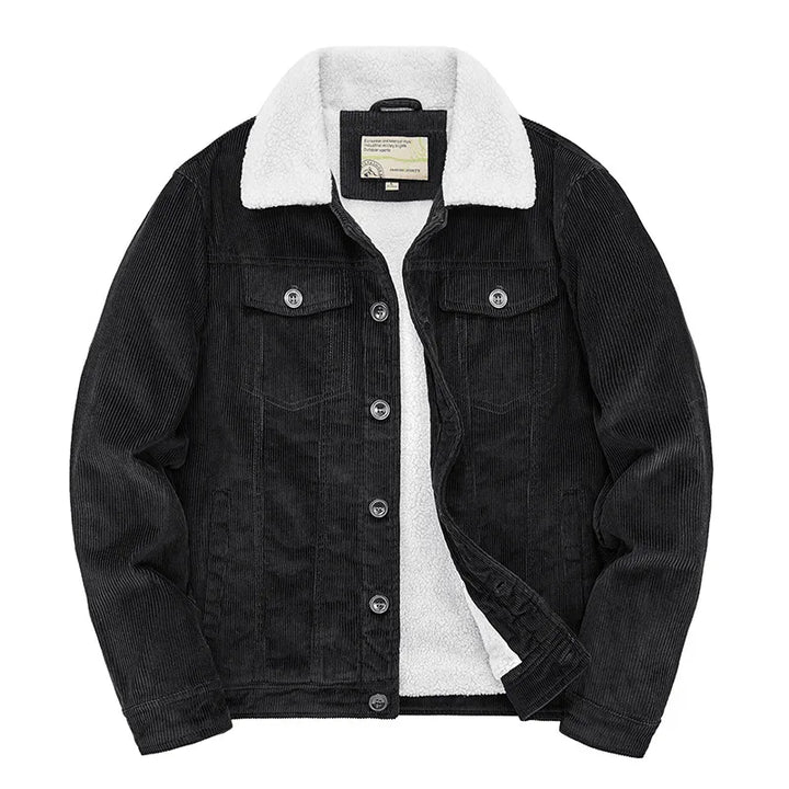 Kilbourne™ | Men's Corduroy Sherpa Winter Jacket