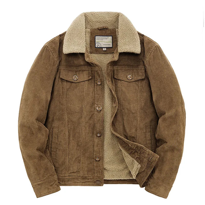 Kilbourne™ | Men's Corduroy Sherpa Winter Jacket