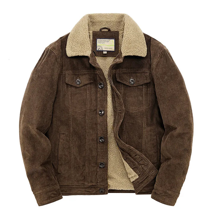 Kilbourne™ | Men's Corduroy Sherpa Winter Jacket