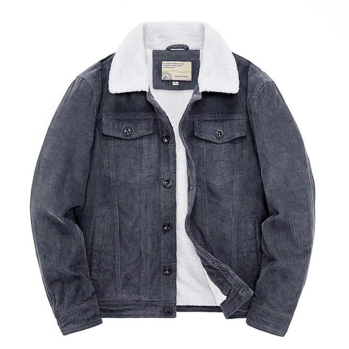 Kilbourne™ | Men's Corduroy Sherpa Winter Jacket