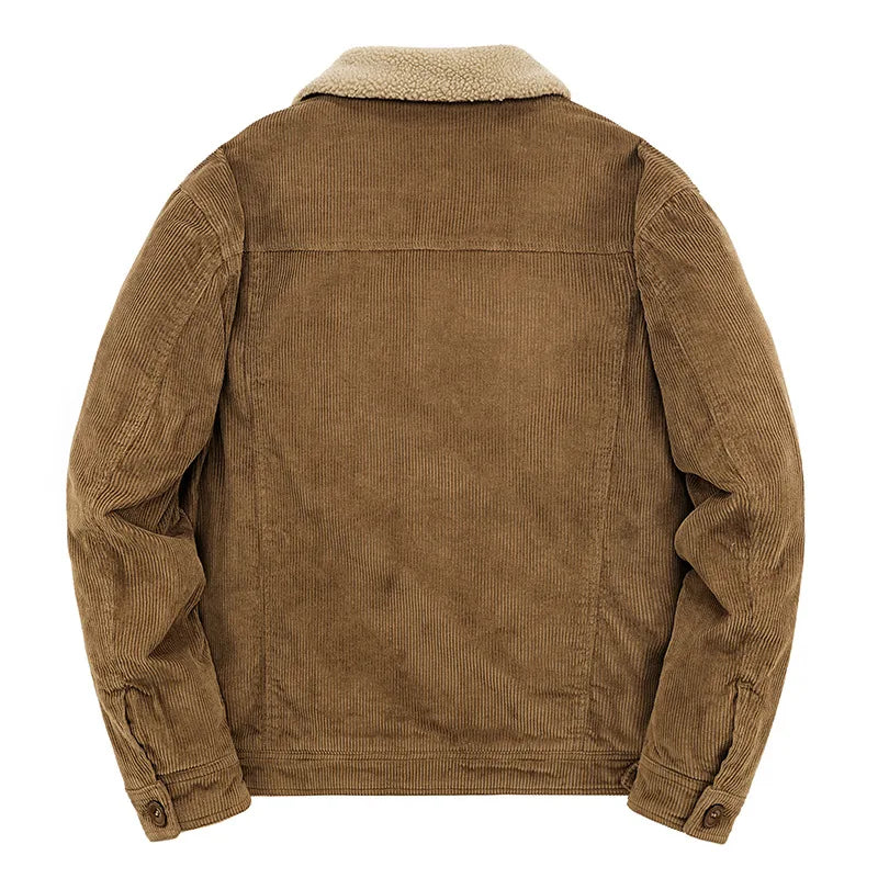 Kilbourne™ | Men's Corduroy Sherpa Winter Jacket