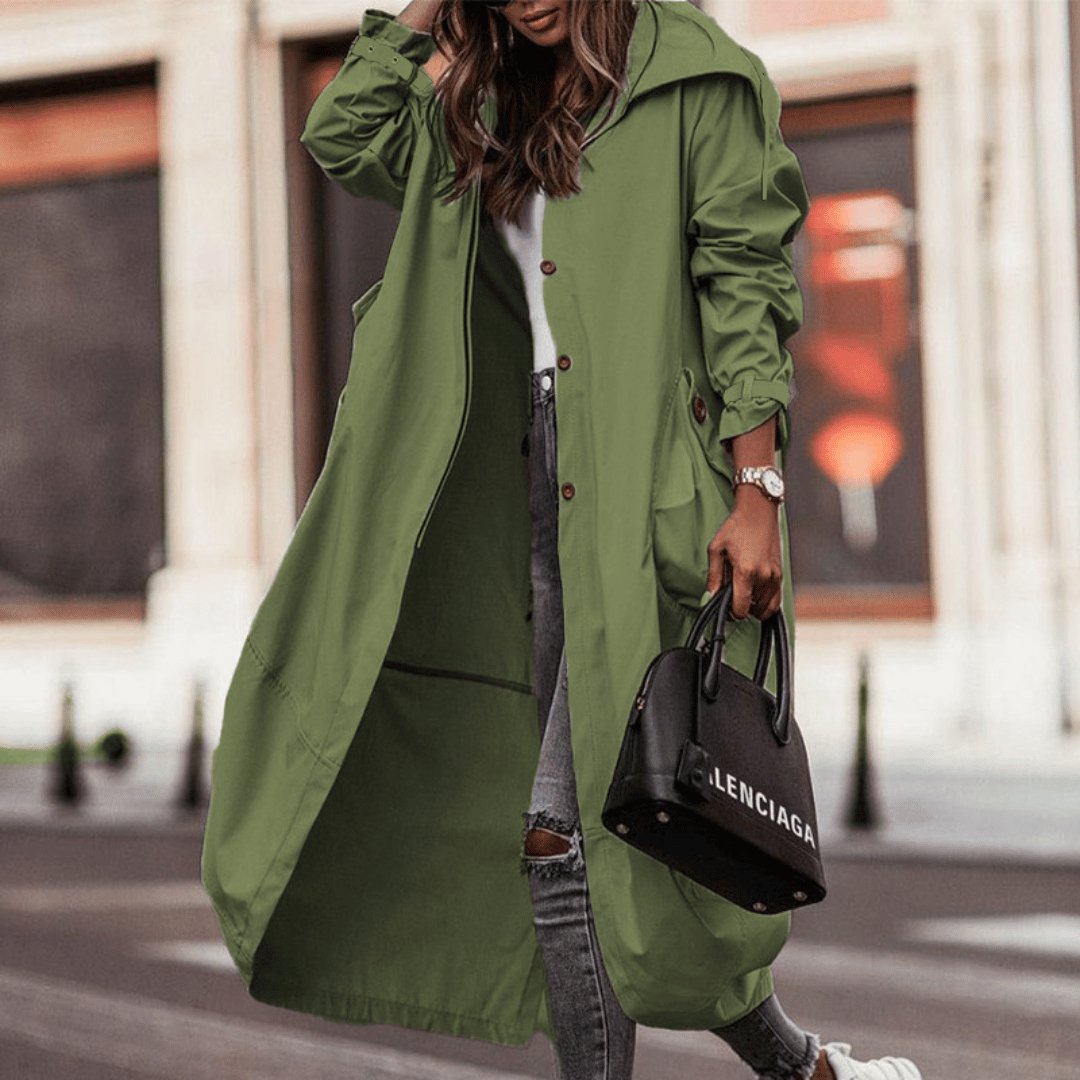 Senna | Trench Coat with Hood