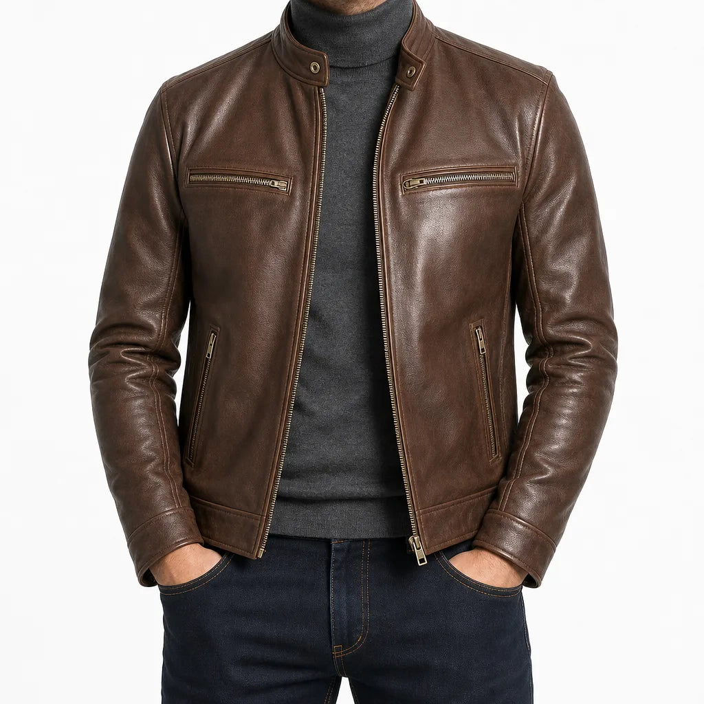 Lucian™ | Men's Leather Jacket