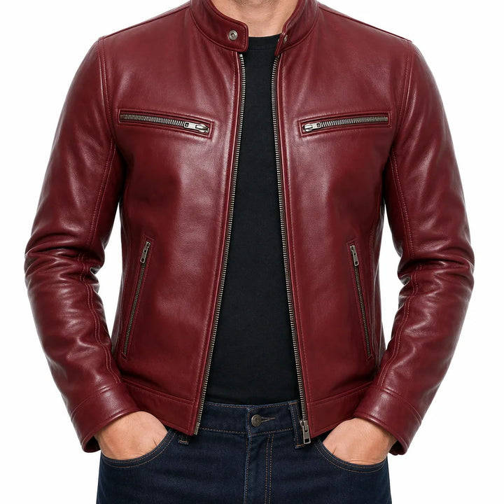 Lucian™ | Men's Leather Jacket