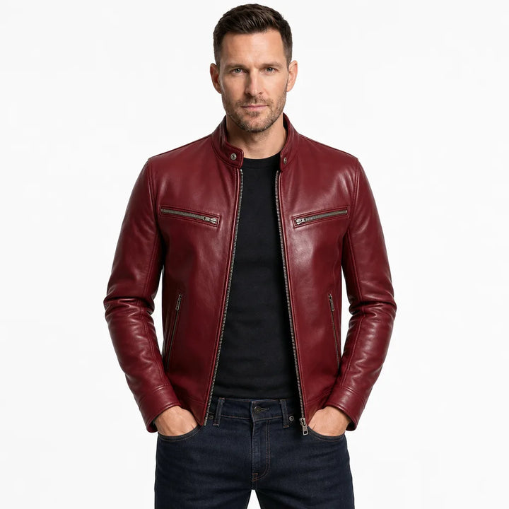 Lucian™ | Men's Leather Jacket