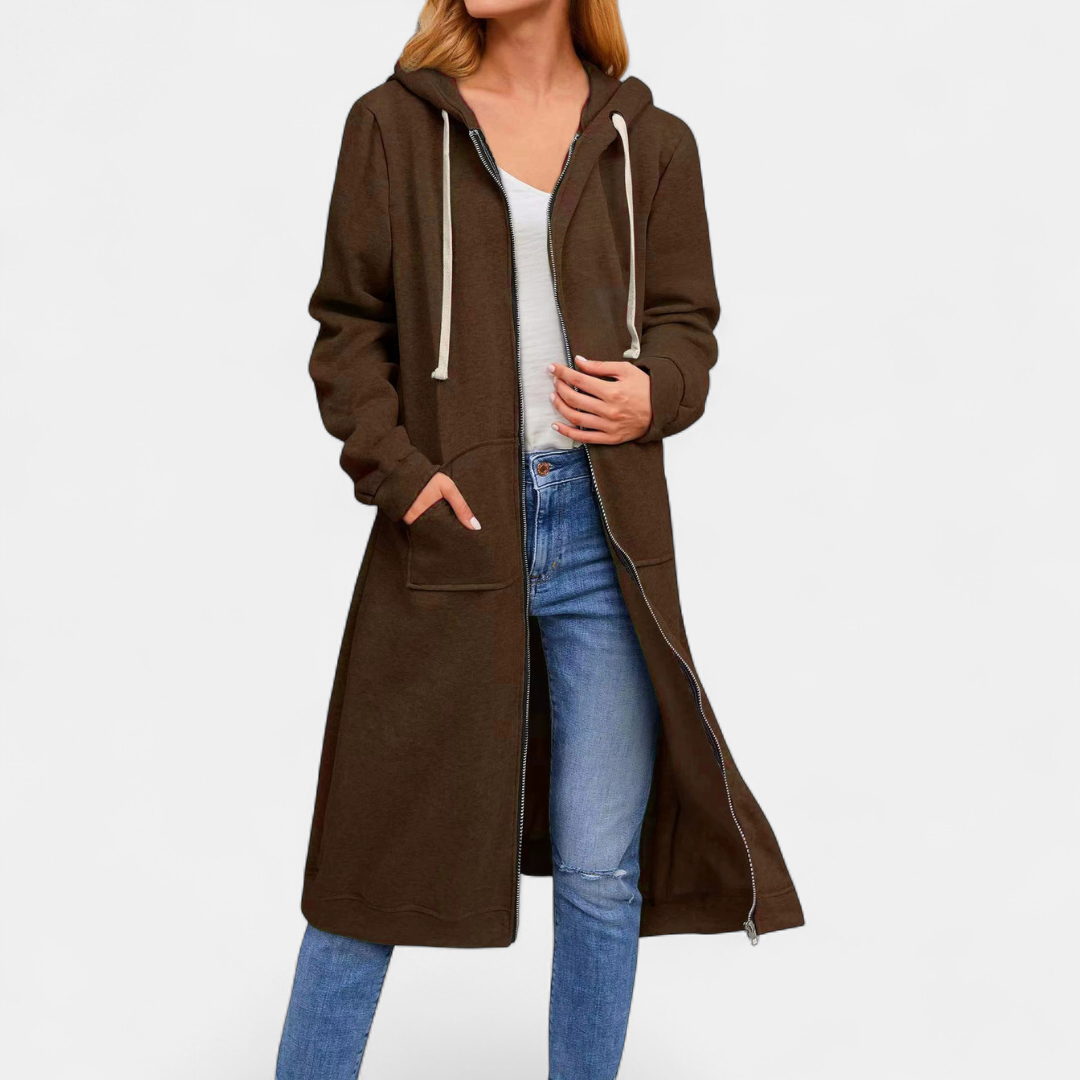 Marion Hooded Longline Cardigan