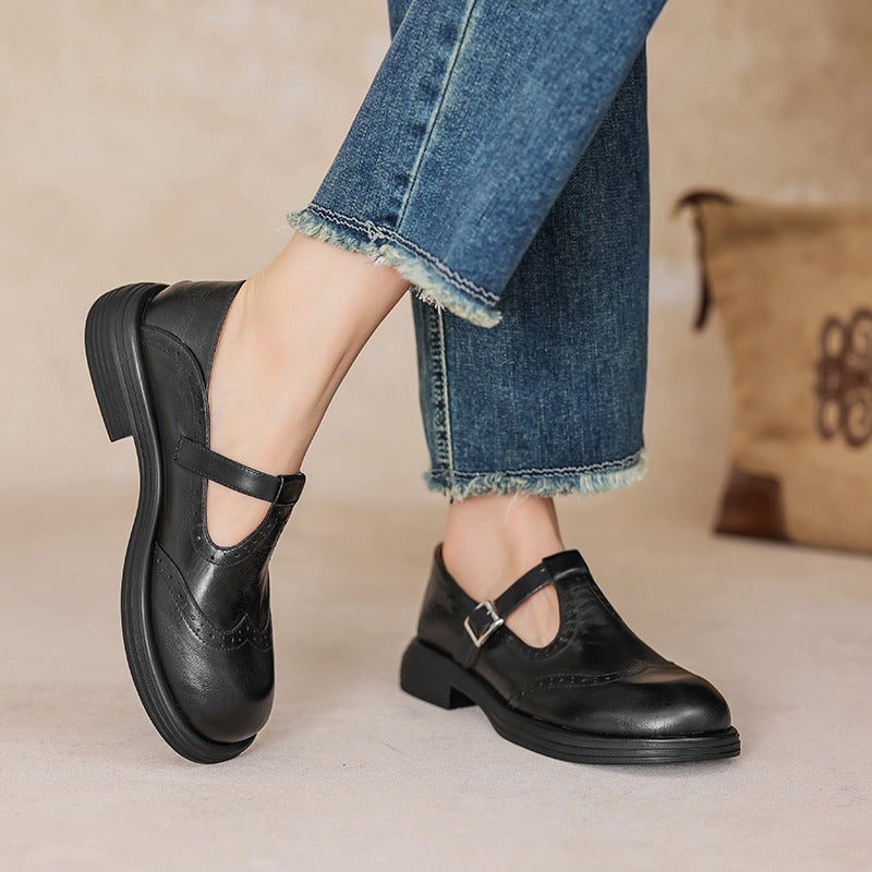 Talvanna™ | Everyday Leather Mary Janes