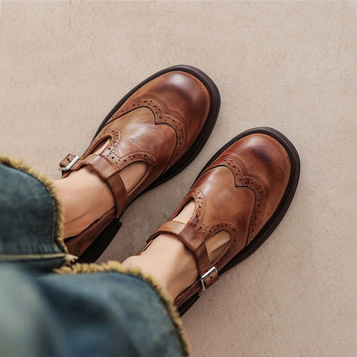 Talvanna™ | Everyday Leather Mary Janes