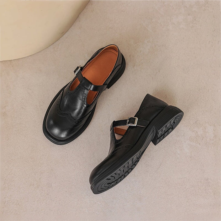 Talvanna™ | Everyday Leather Mary Janes