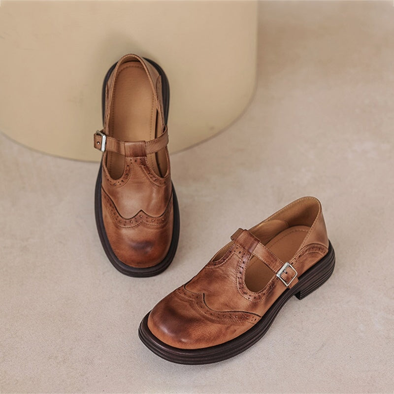 Talvanna™ | Everyday Leather Mary Janes