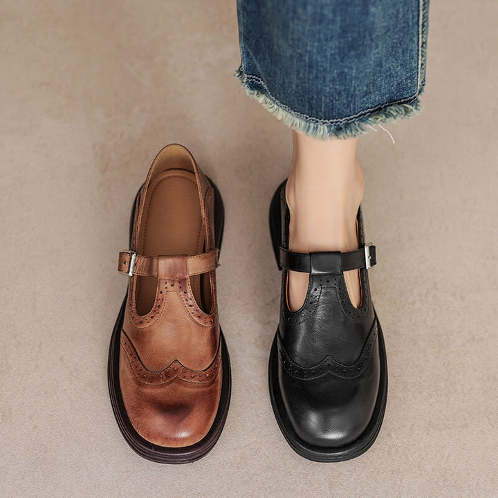 Talvanna™ | Everyday Leather Mary Janes