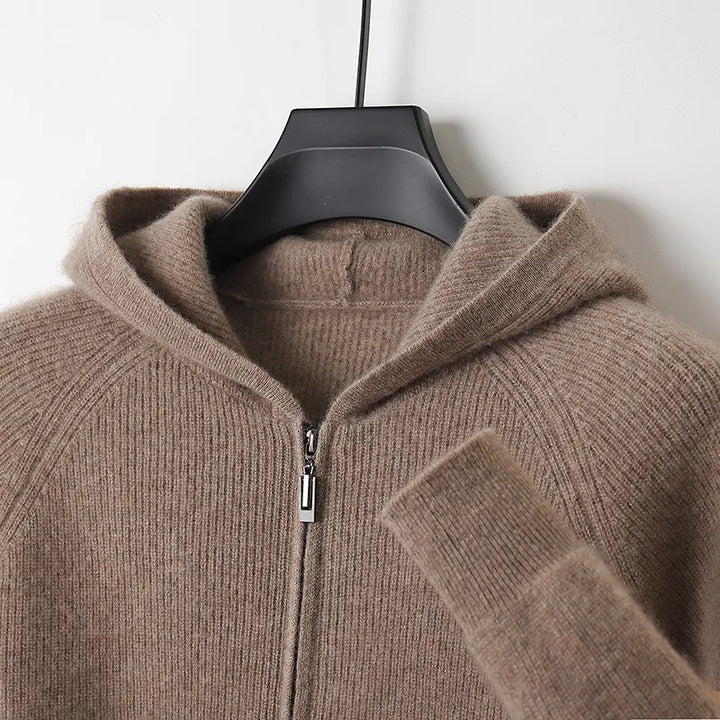 Maxim™ | Men's Cashmere Hooded Cardigan