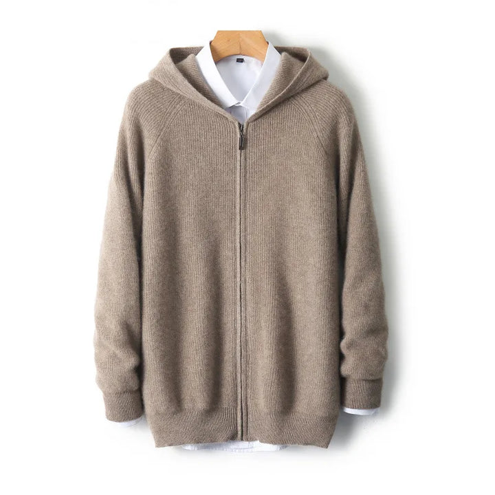 Maxim™ | Men's Cashmere Hooded Cardigan