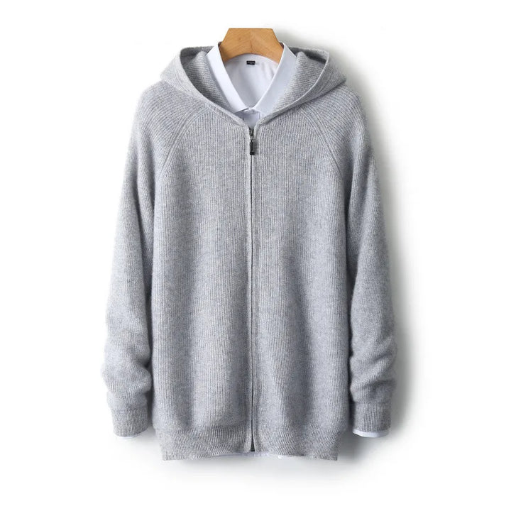 Maxim™ | Men's Cashmere Hooded Cardigan