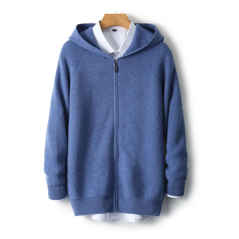 Maxim™ | Men's Cashmere Hooded Cardigan