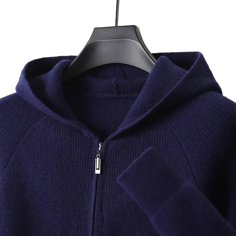 Maxim™ | Men's Cashmere Hooded Cardigan