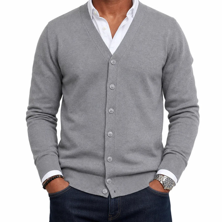 Miles™ | Men's V Neck Cardigan