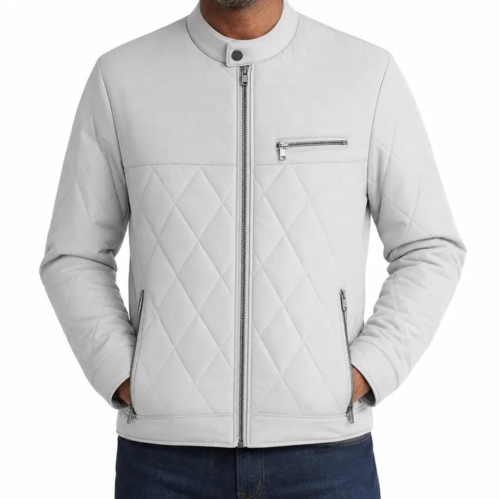 Morrow™ | Men's Quilted Leather Jacket