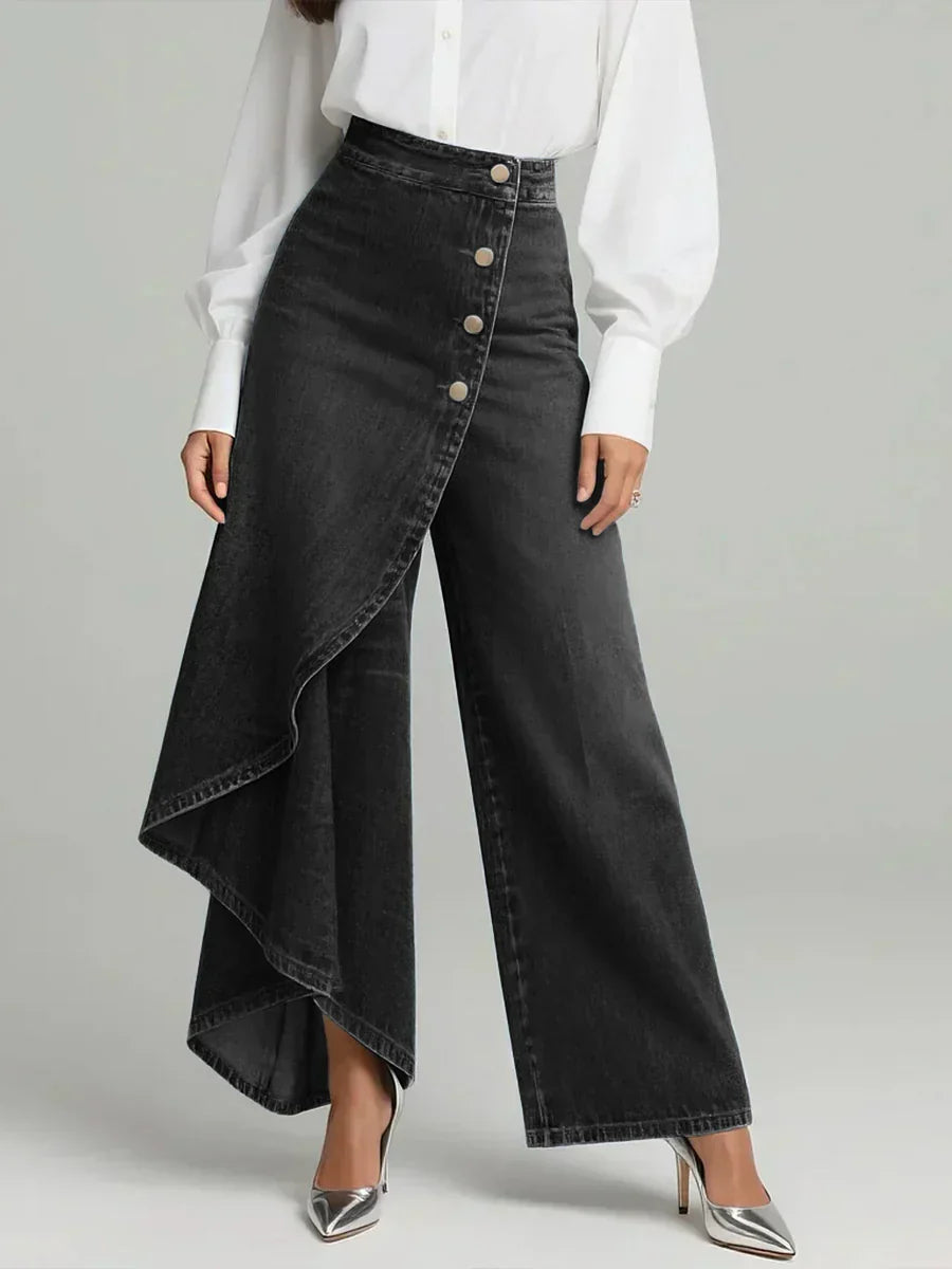 Reya™ | High-Waisted Wide-Leg Jeans