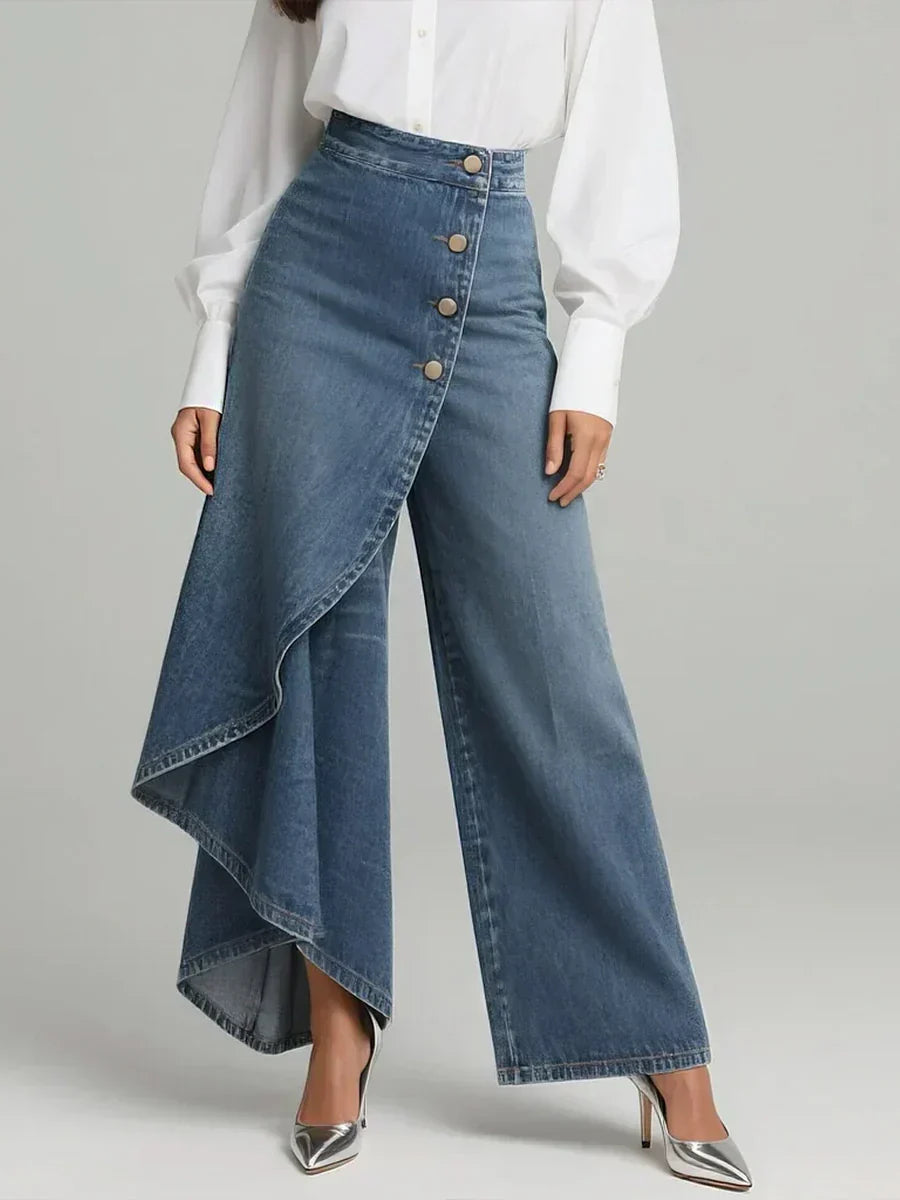Reya™ | High-Waisted Wide-Leg Jeans