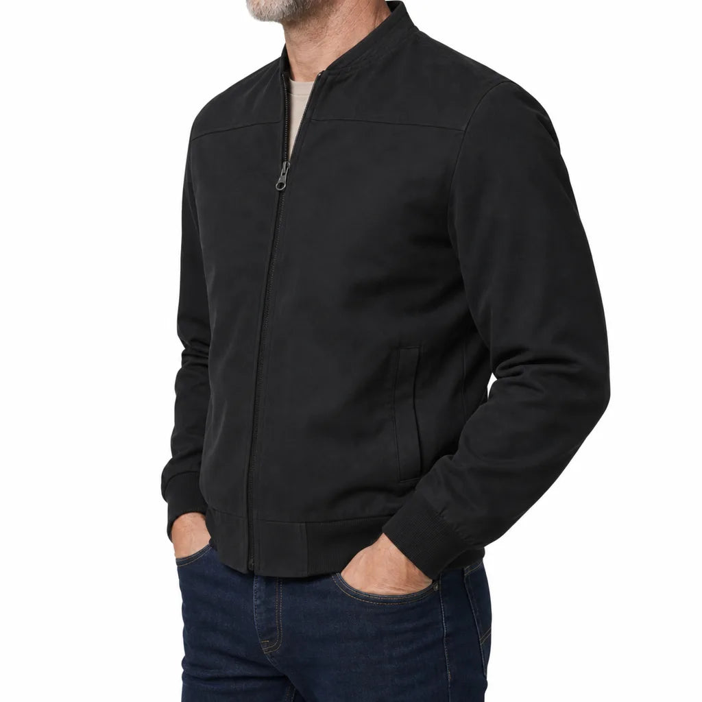 Owen™ | Men's Suede Bomber Jacket
