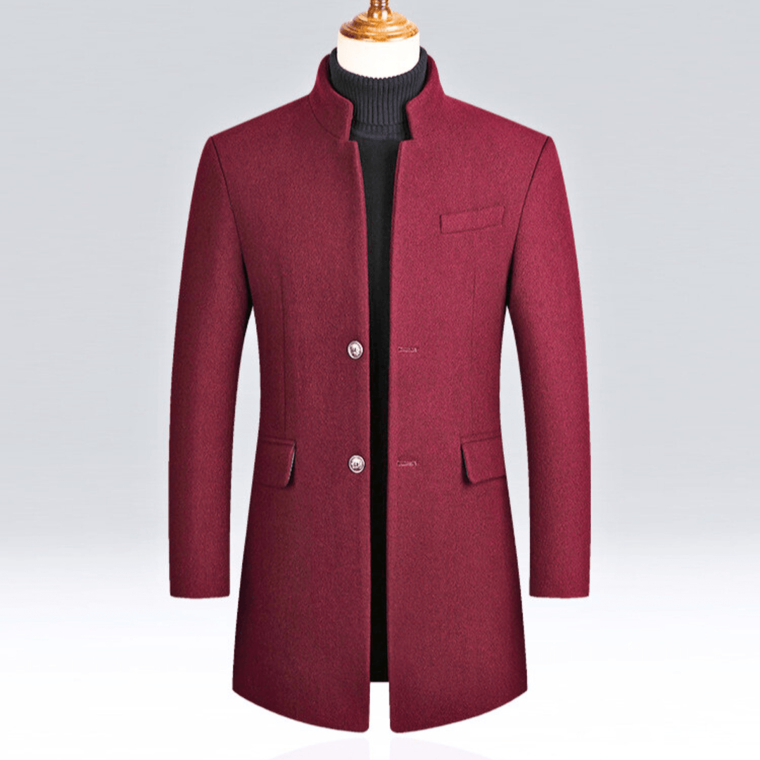 Daan | Men's Slim-Fit Mandarin Collar Jacket