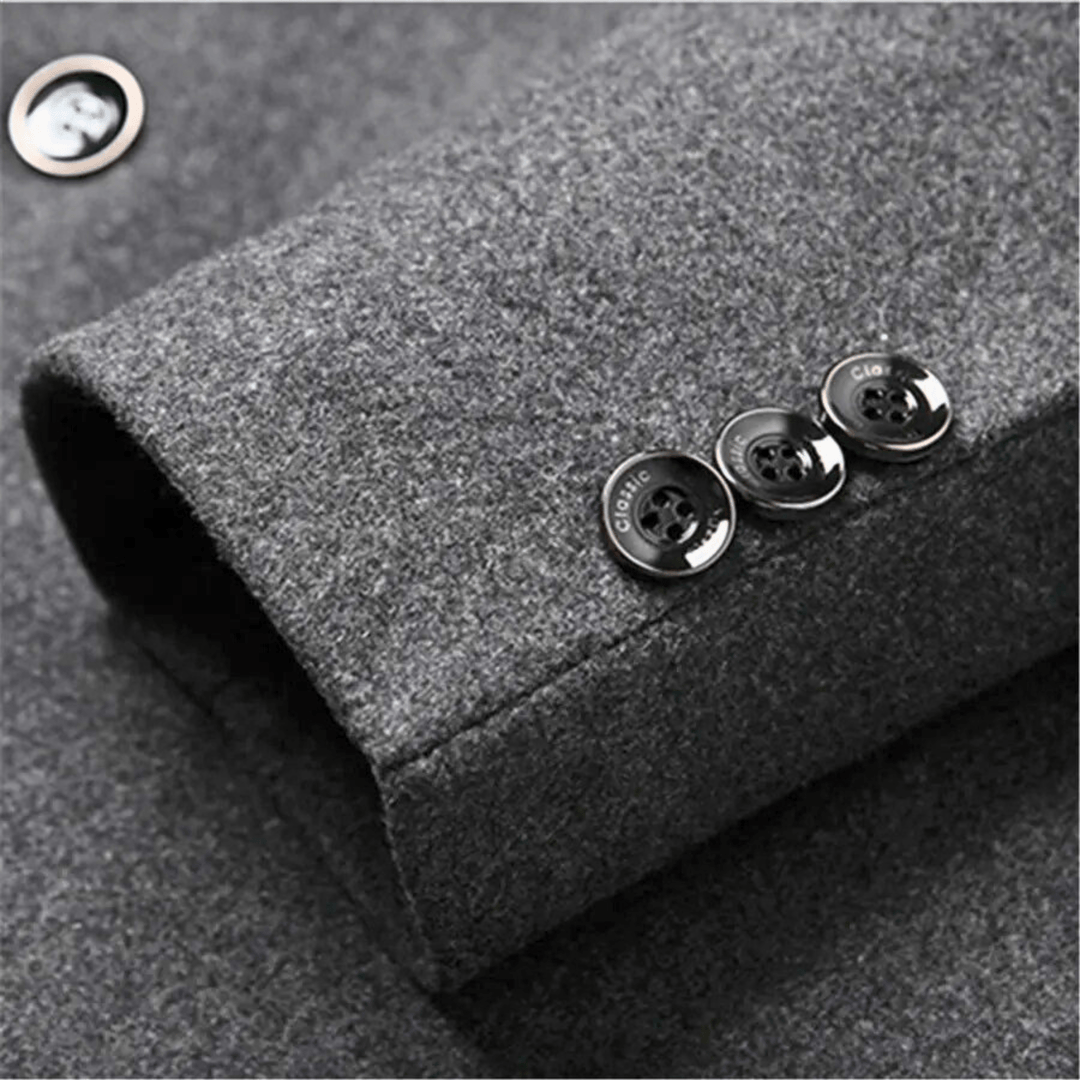 Daan | Men's Slim-Fit Mandarin Collar Jacket