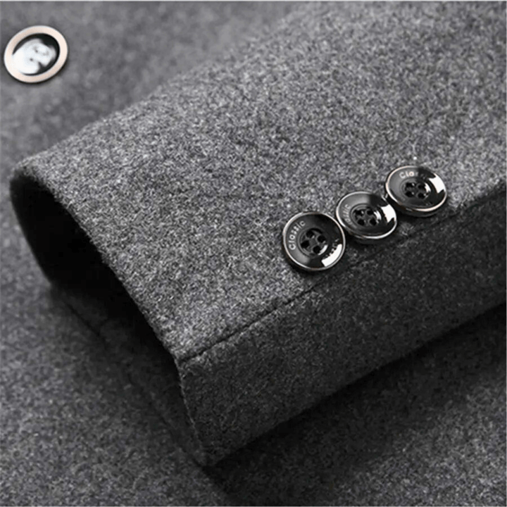 Daan | Men's Slim-Fit Mandarin Collar Jacket