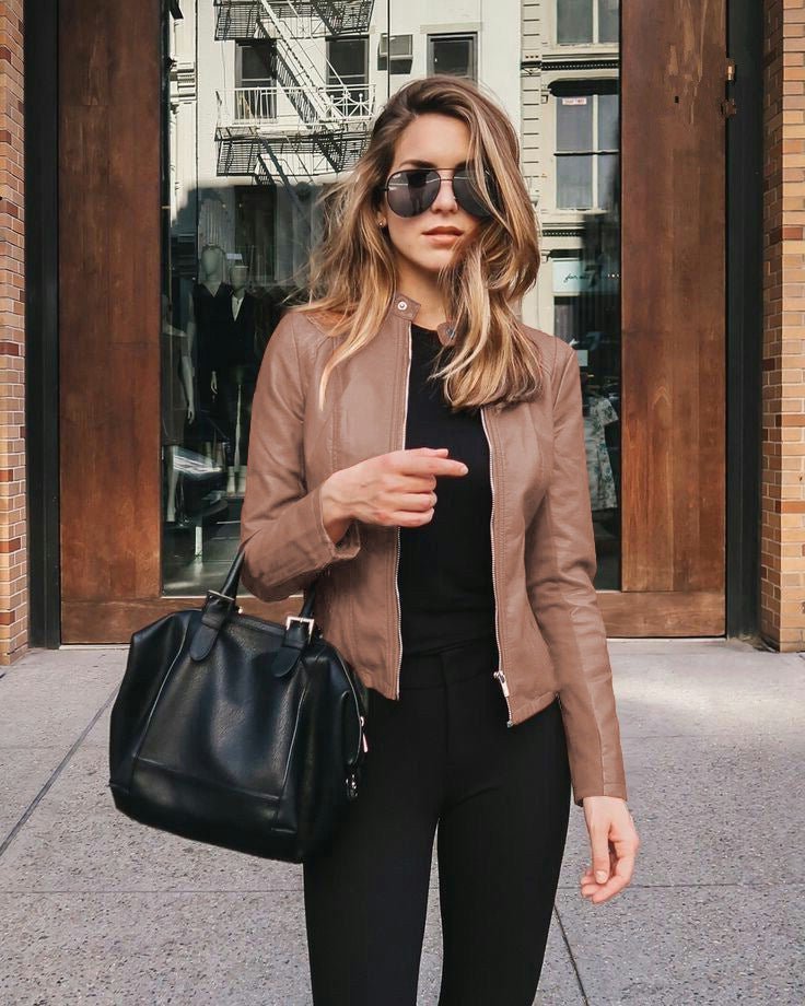 Roxy | Slim Fit Eco-leather Jacket
