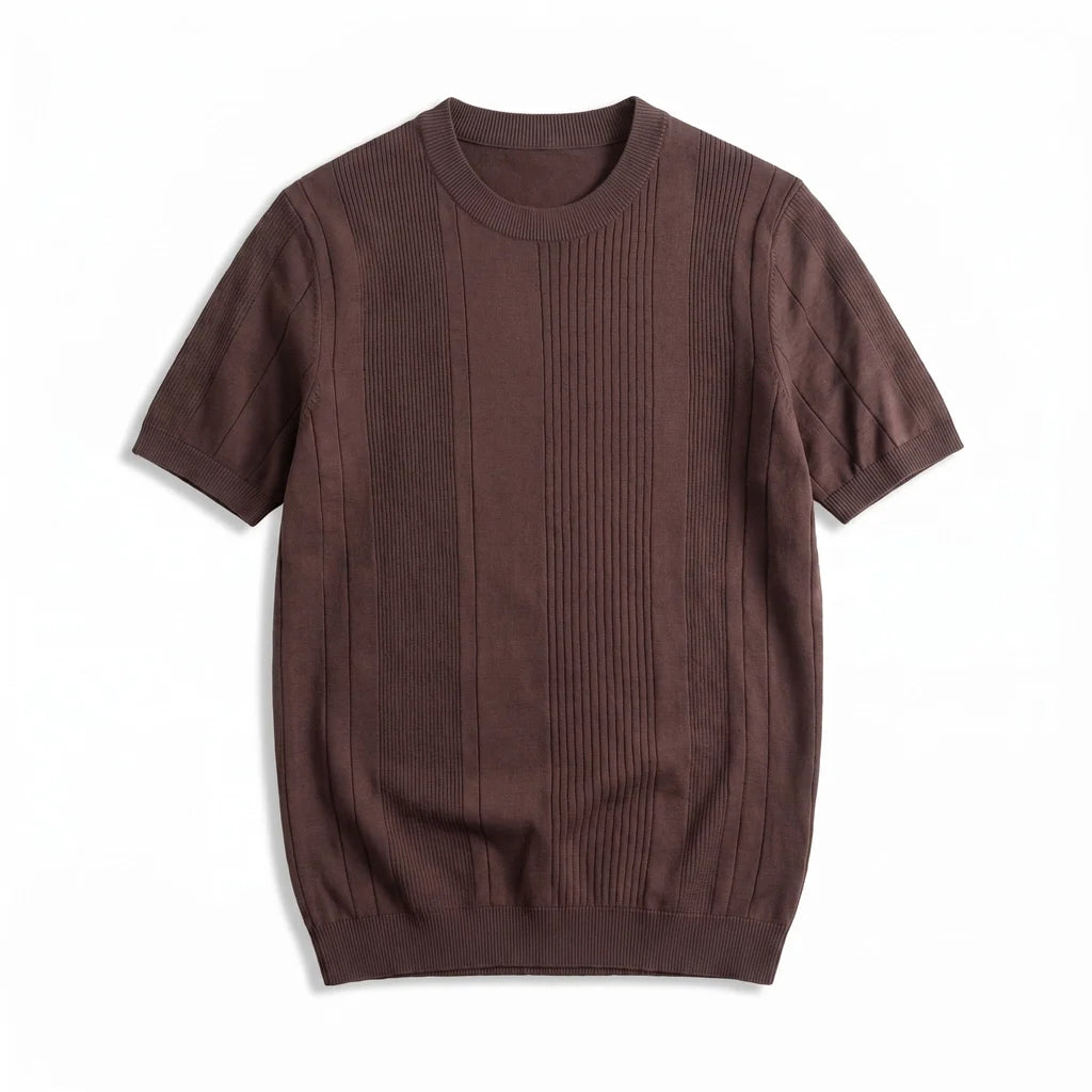 Sayer™ | Men's Ribbed Knit T-Shirt