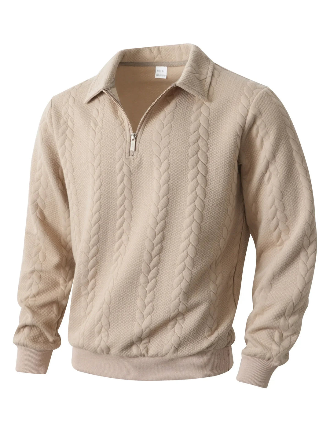 Sherwood™ | Men's Cable Knit Quarter-Zip Sweater