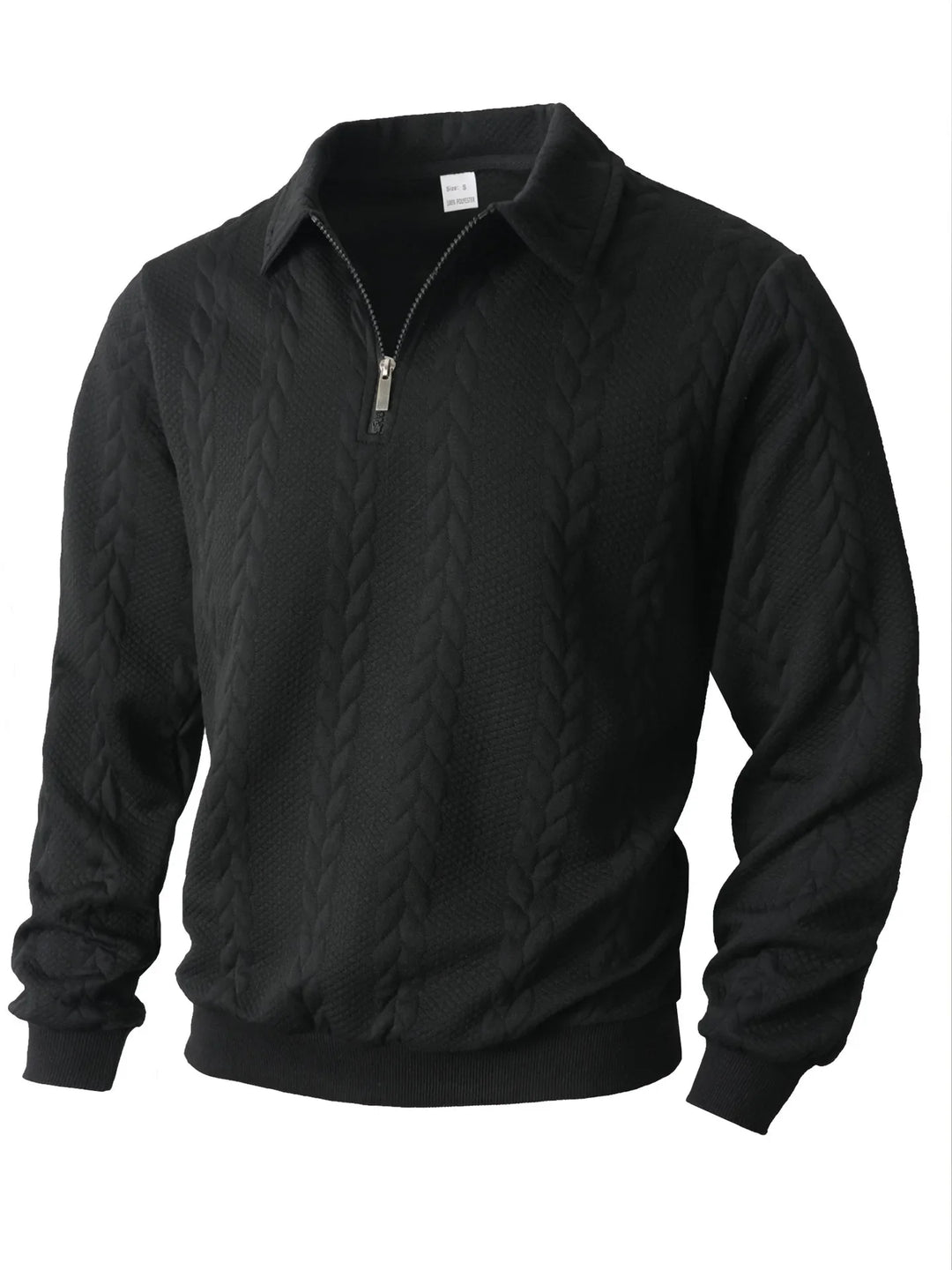 Sherwood™ | Men's Cable Knit Quarter-Zip Sweater