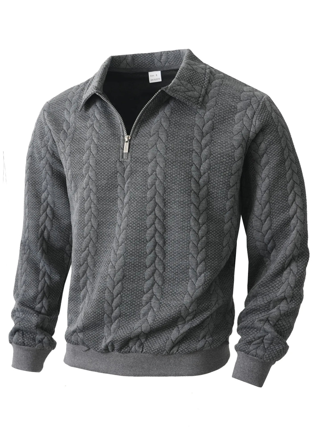 Sherwood™ | Men's Cable Knit Quarter-Zip Sweater