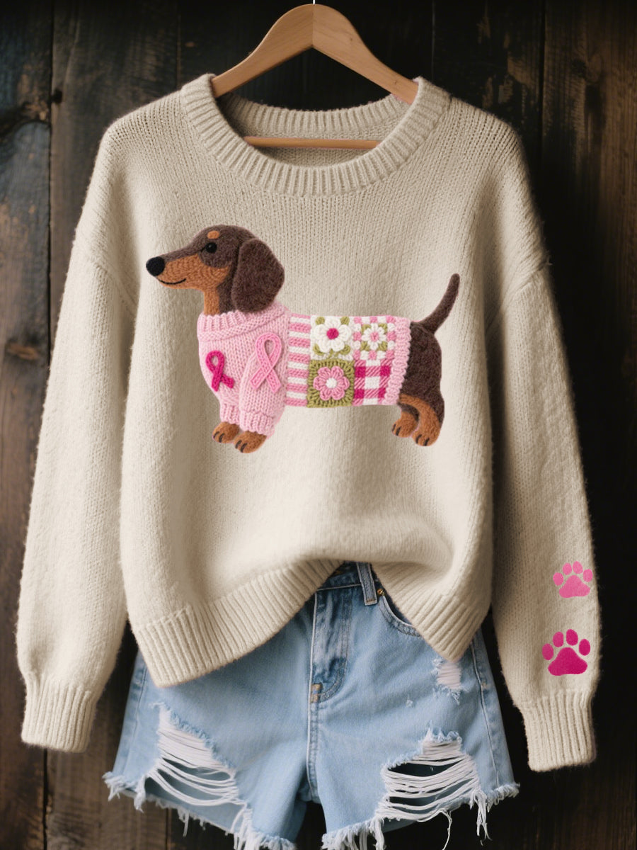 Naoni | Dachshund Knit Jumper